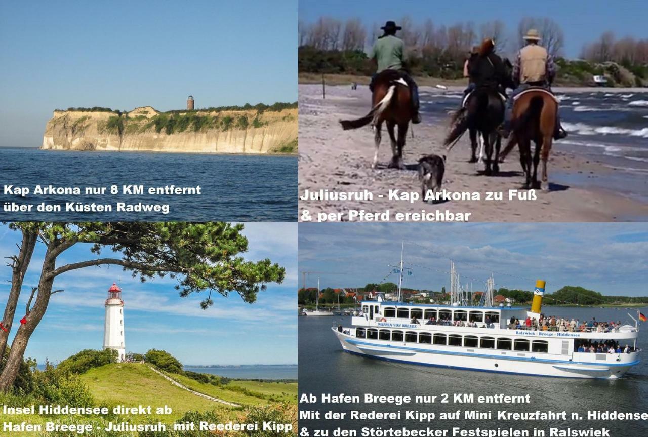 Ferien Wohnungen Arkonablick ยูลิอุสรู ภายนอก รูปภาพ